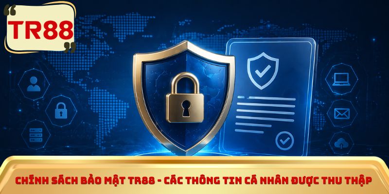 Chính sách bảo mật TR88 - Các thông tin cá nhân được hệ thống thu thập